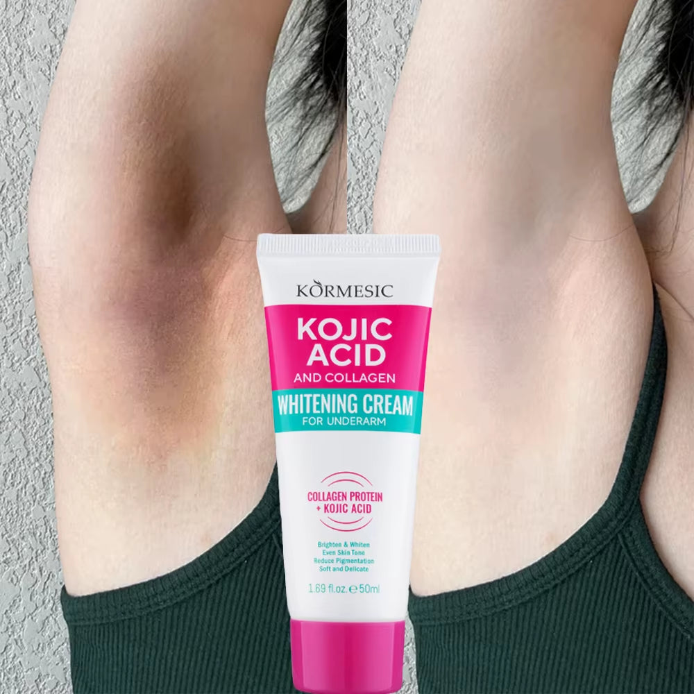 Body Moisturizing Underarm Whitening Cream Bleach Butt Knee Private Parts Melanin Brighten Lighten Dark Skin Care Women Beauty